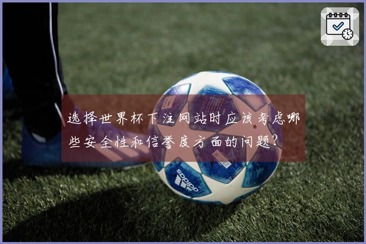 选择世界杯下注网站时应该考虑哪些安全性和信誉度方面的问题？