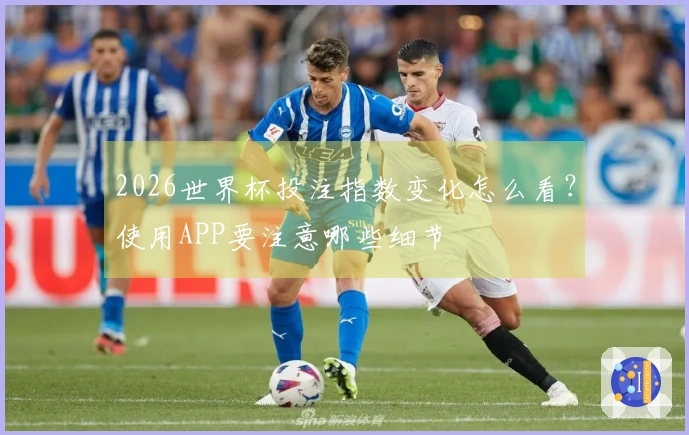 2026世界杯投注指数变化怎么看？使用APP要注意哪些细节